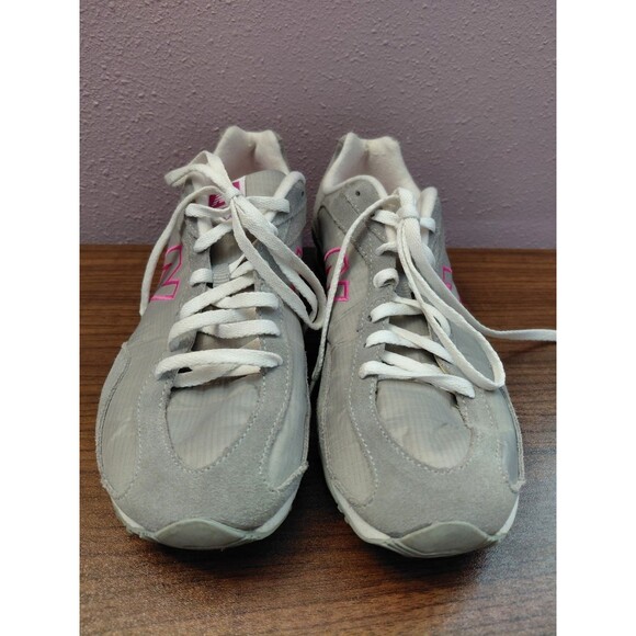 New Balance 442 Sneakers Women's Sz 9.5B Gray Pink Lace Up Sneakers WL442GPP - Picture 2 of 8